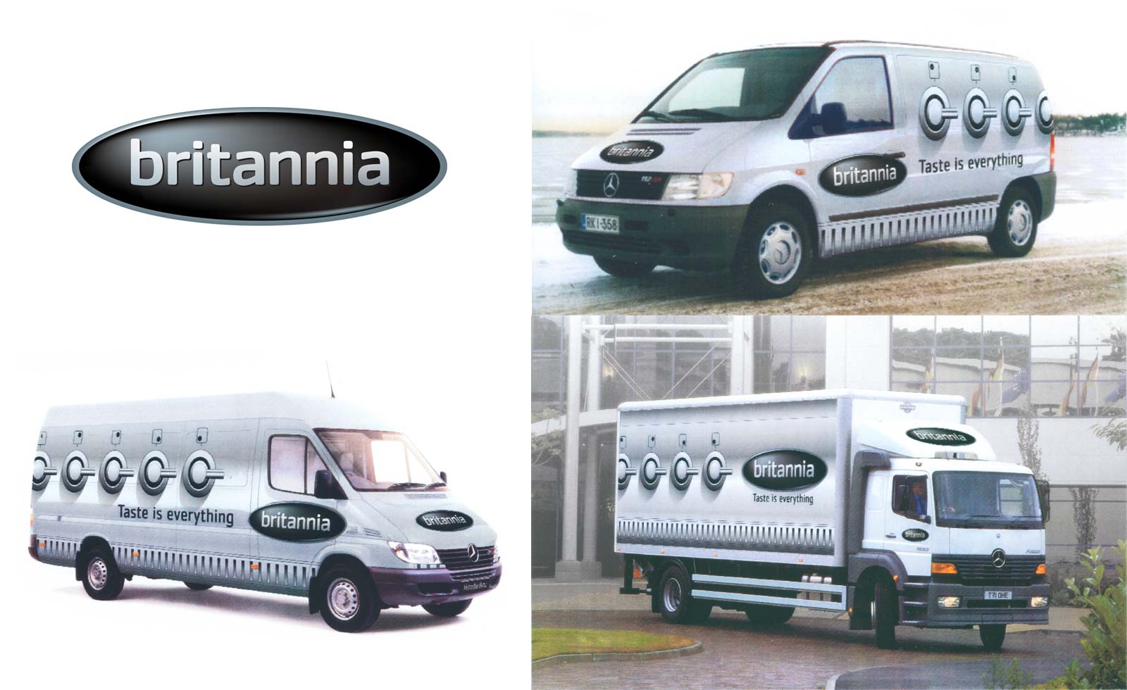 britannia brand van truck