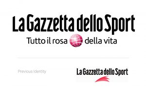 gazzetta dello sport redesign identity before after