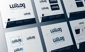luxlog logistics identity brandbook brand guidelines