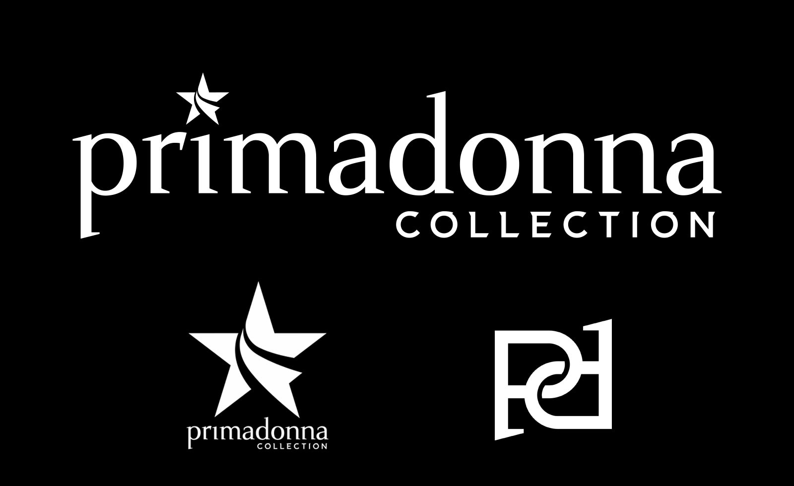 primadonna collection shoes rebranding logo symbol star